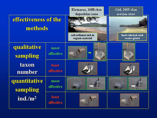 Qualitative and quantitative effectiveness of sampling techniques on different natural substrates